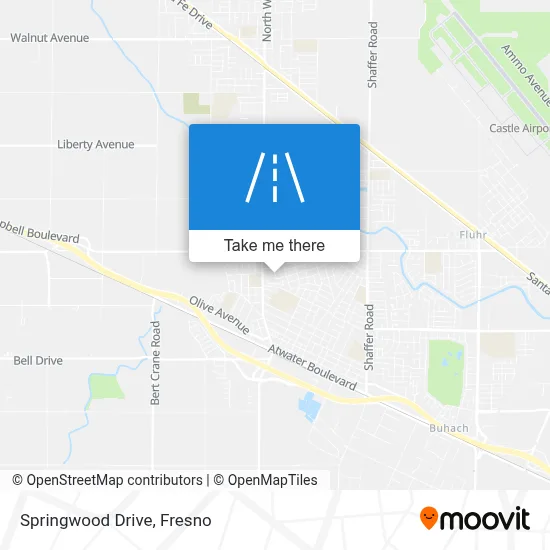 Springwood Drive map