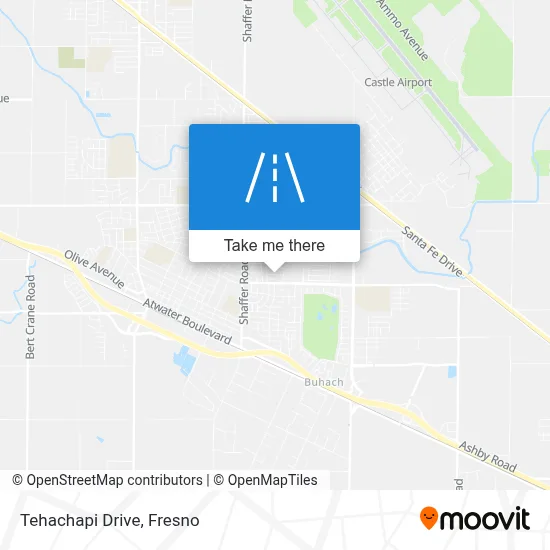 Tehachapi Drive map