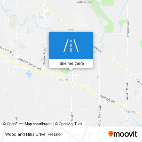 Woodland Hills Drive map