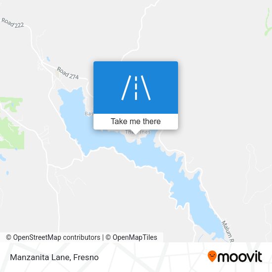 Manzanita Lane map