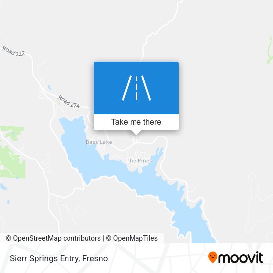 Sierr Springs Entry map