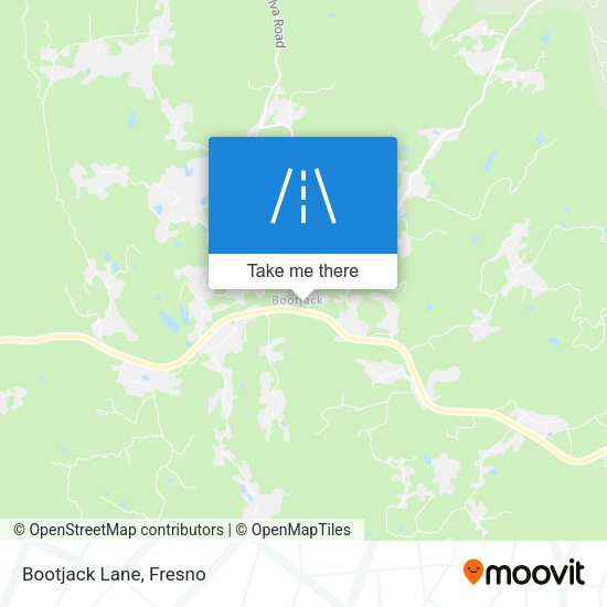 Bootjack Lane map