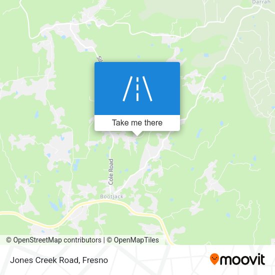 Jones Creek Road map