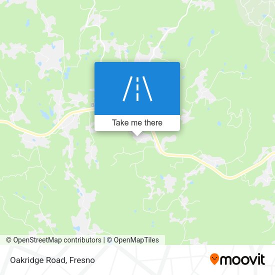 Mapa de Oakridge Road