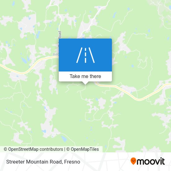 Streeter Mountain Road map