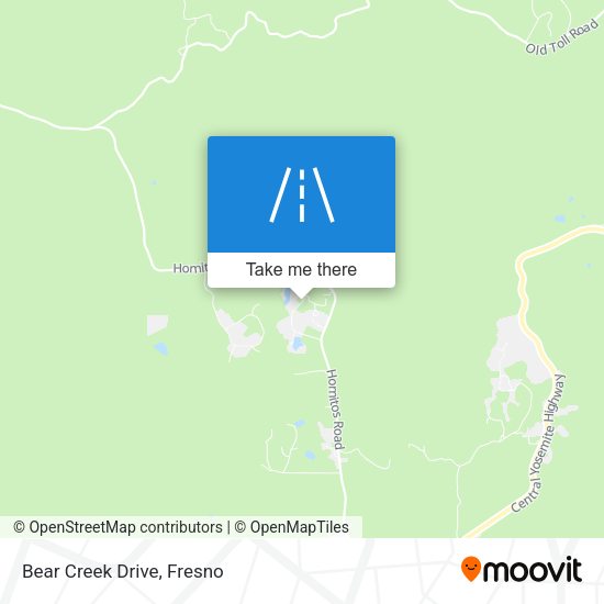 Mapa de Bear Creek Drive