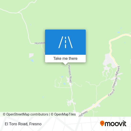 Mapa de El Toro Road