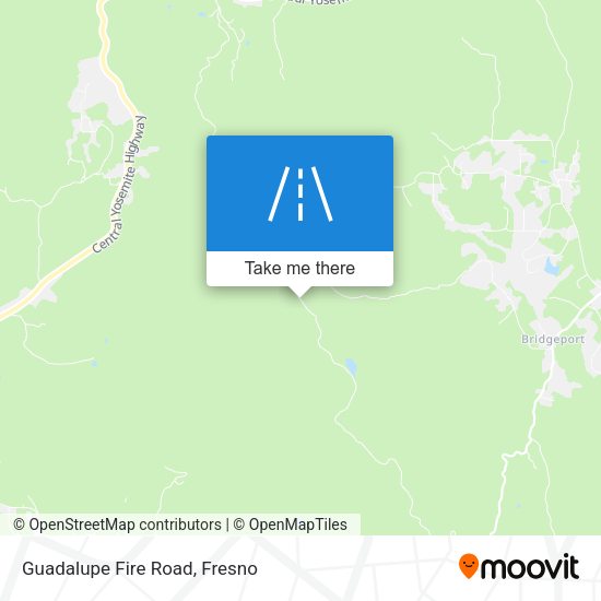 Mapa de Guadalupe Fire Road