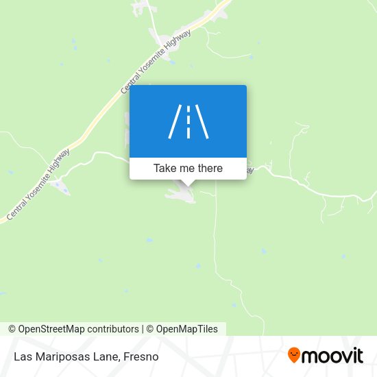Mapa de Las Mariposas Lane
