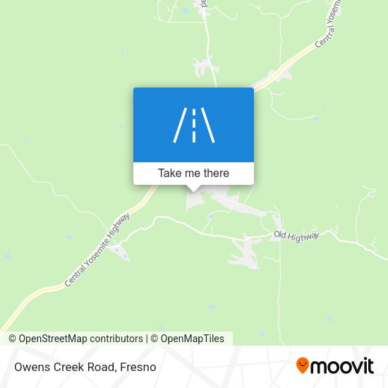 Mapa de Owens Creek Road