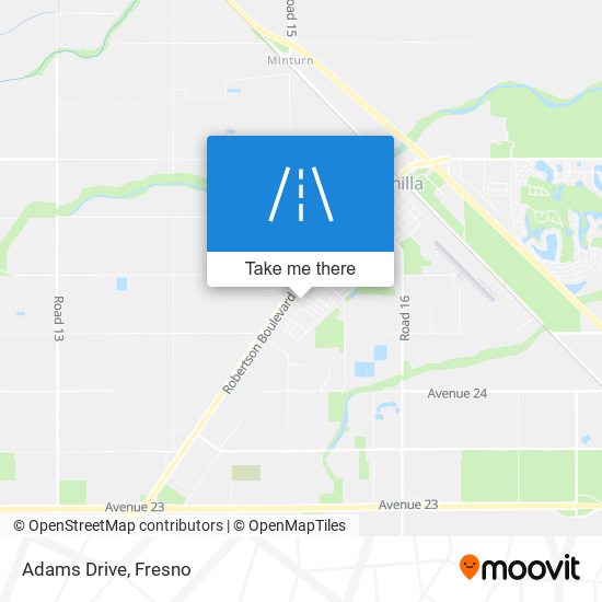 Adams Drive map