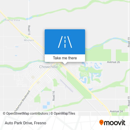 Auto Park Drive map