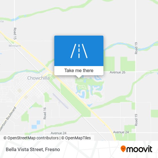 Bella Vista Street map
