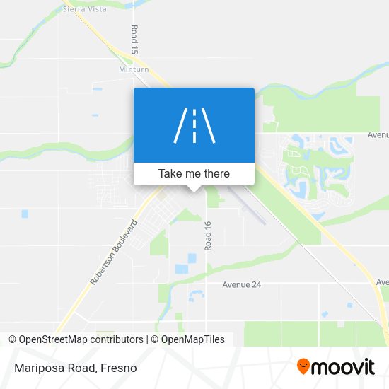 Mapa de Mariposa Road