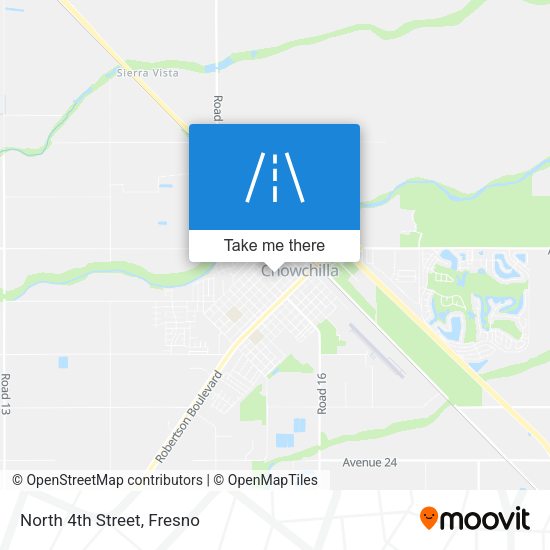 Mapa de North 4th Street