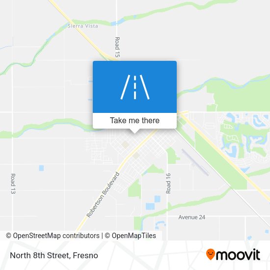 Mapa de North 8th Street