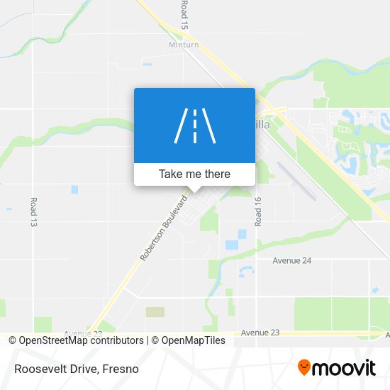 Mapa de Roosevelt Drive