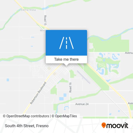 Mapa de South 4th Street