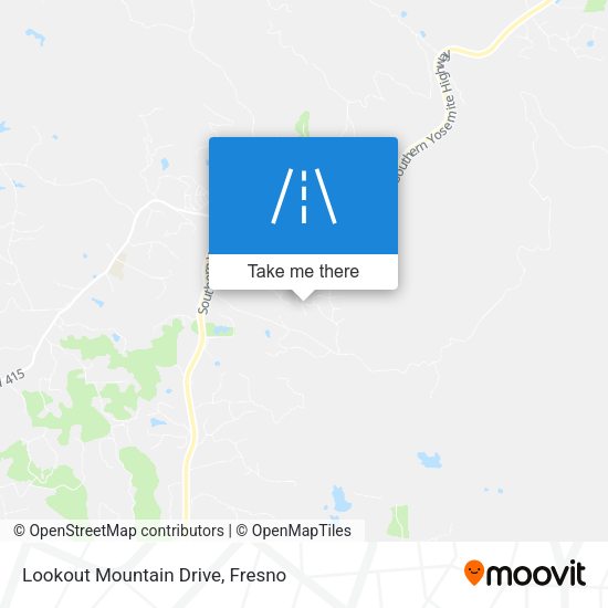 Lookout Mountain Drive map