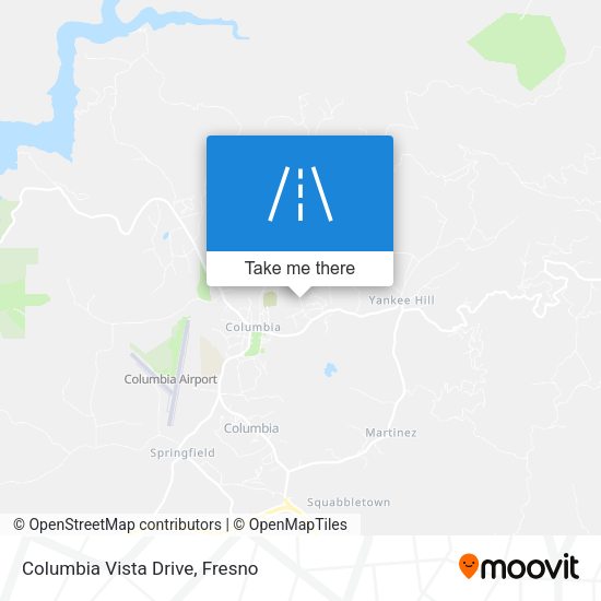 Columbia Vista Drive map