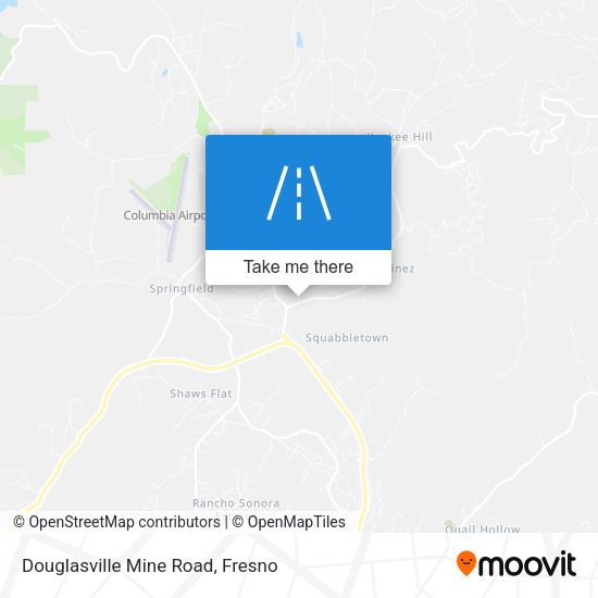 Douglasville Mine Road map