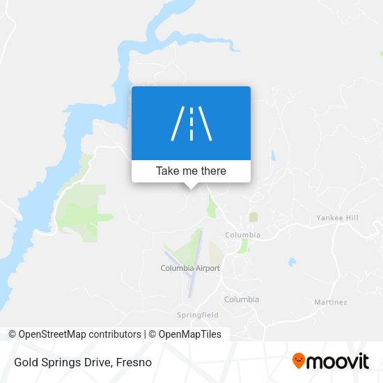 Mapa de Gold Springs Drive