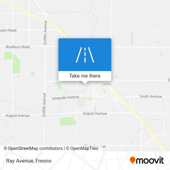 Ray Avenue map