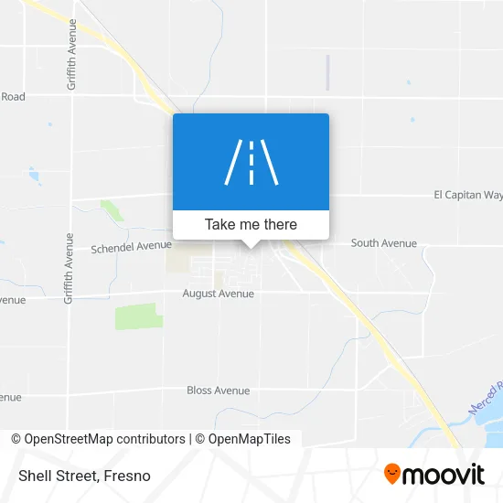 Shell Street map