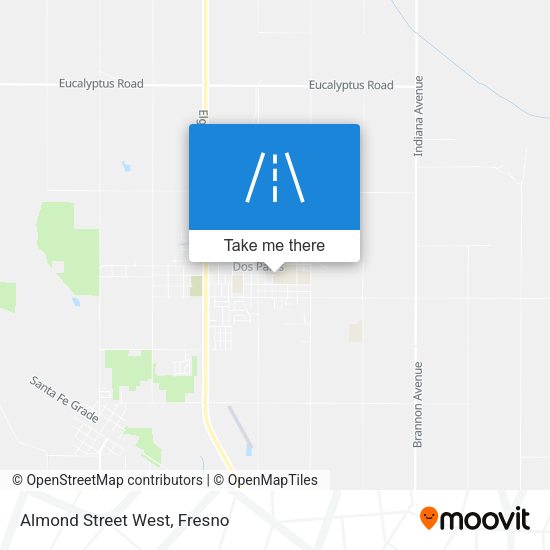 Mapa de Almond Street West