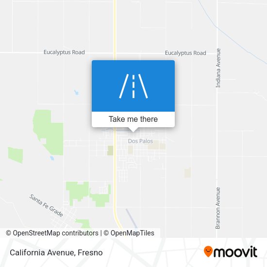 Mapa de California Avenue