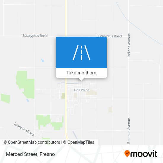 Mapa de Merced Street