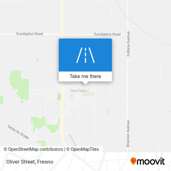 Mapa de Oliver Street