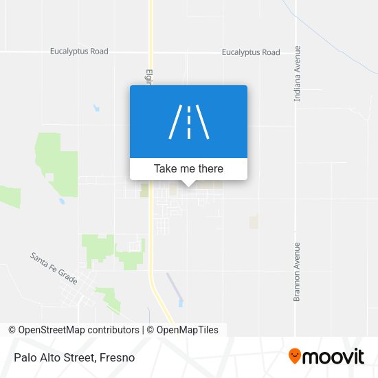 Mapa de Palo Alto Street