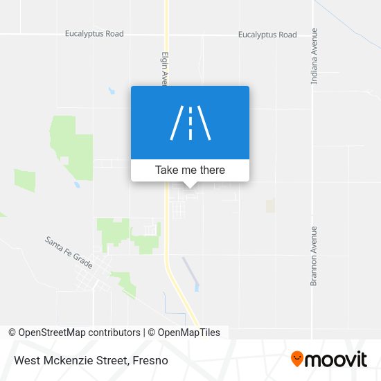 West Mckenzie Street map