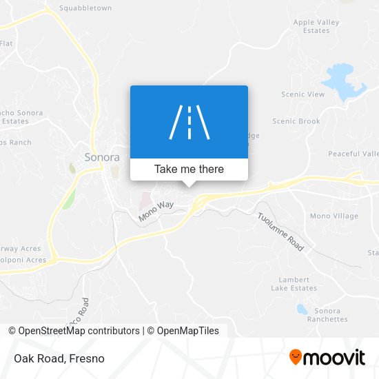 Mapa de Oak Road