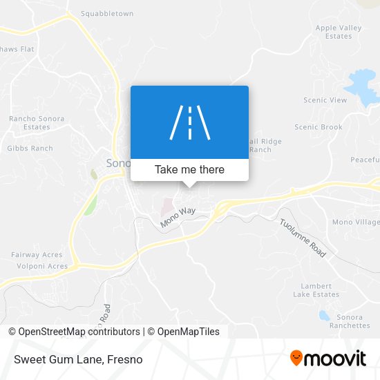 Mapa de Sweet Gum Lane