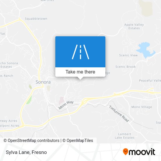 Mapa de Sylva Lane