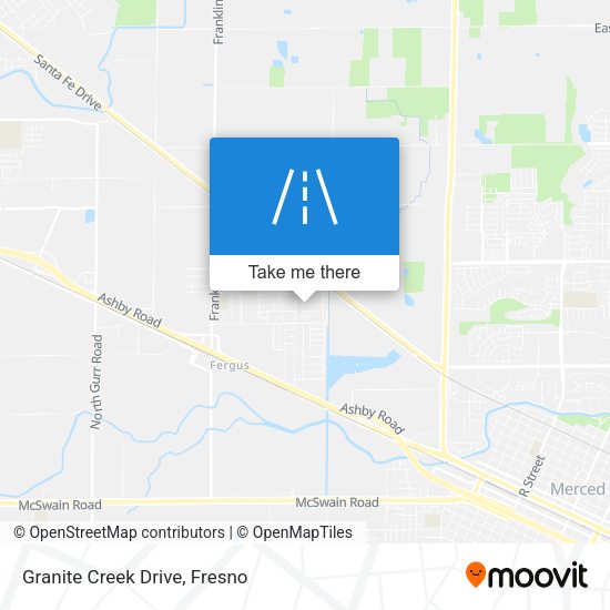 Granite Creek Drive map