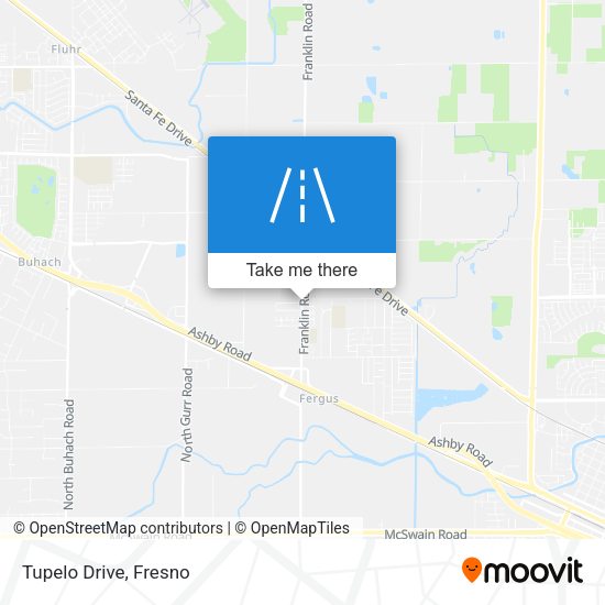 Mapa de Tupelo Drive