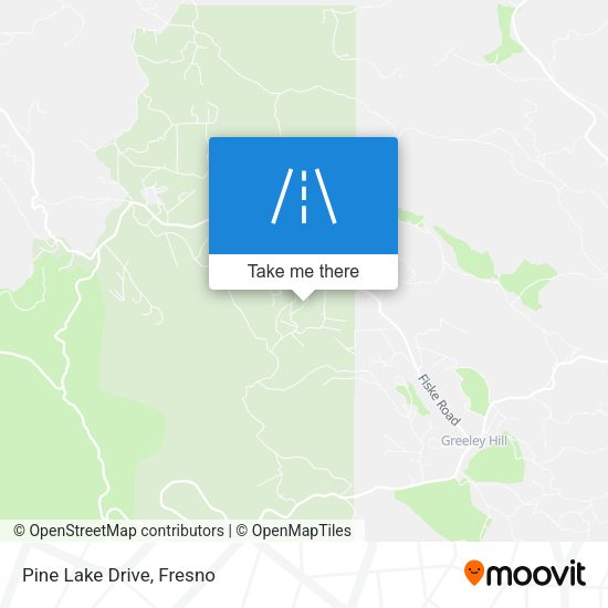 Mapa de Pine Lake Drive