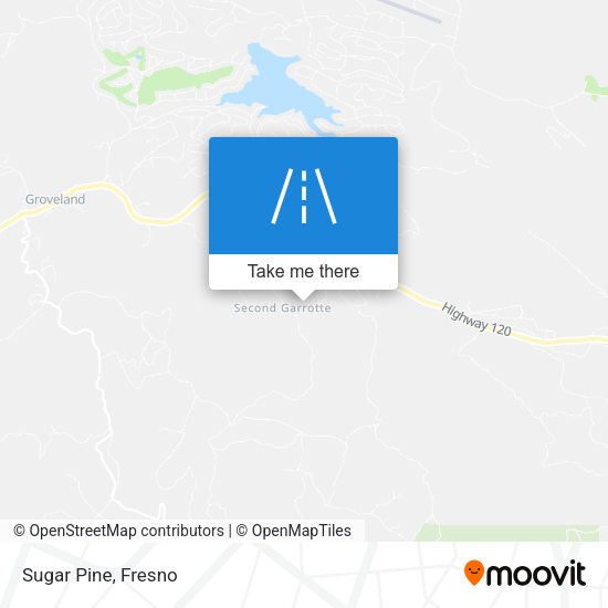 Sugar Pine map