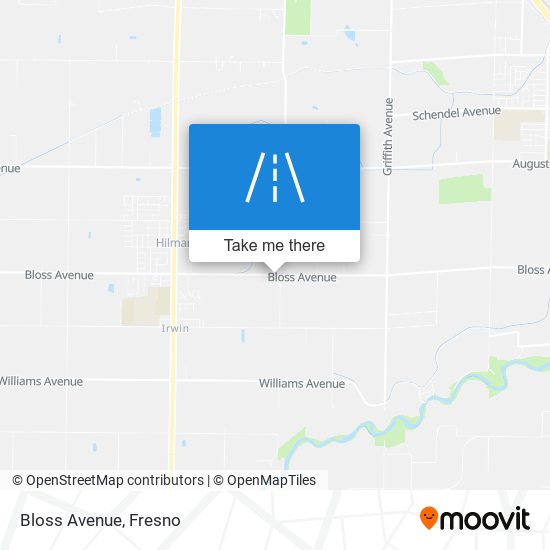 Bloss Avenue map