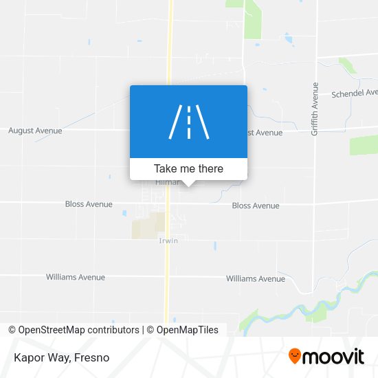 Mapa de Kapor Way