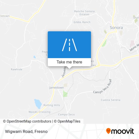 Mapa de Wigwam Road