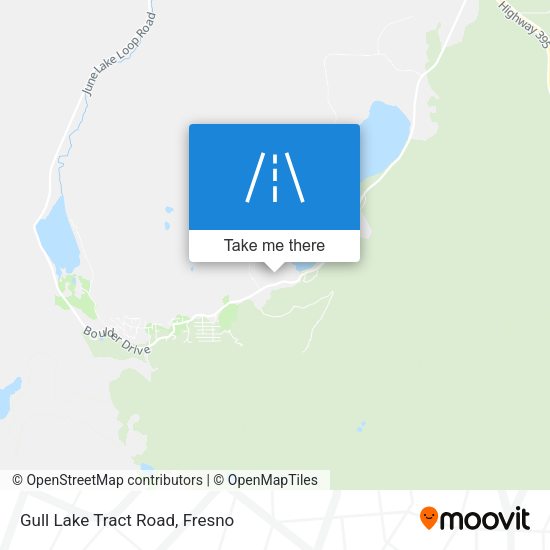 Gull Lake Tract Road map