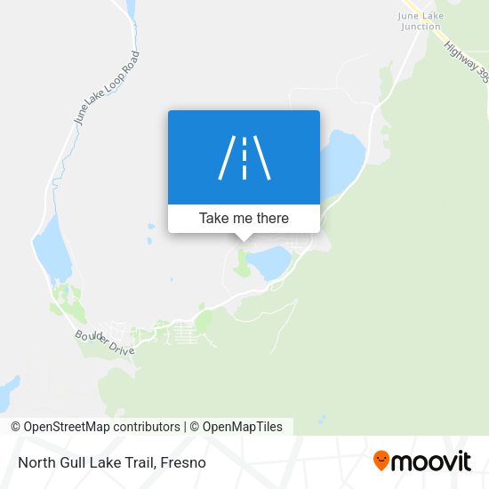 Mapa de North Gull Lake Trail