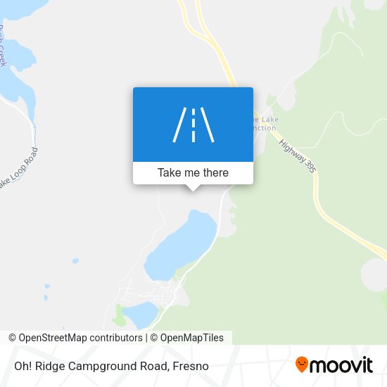 Oh! Ridge Campground Road map