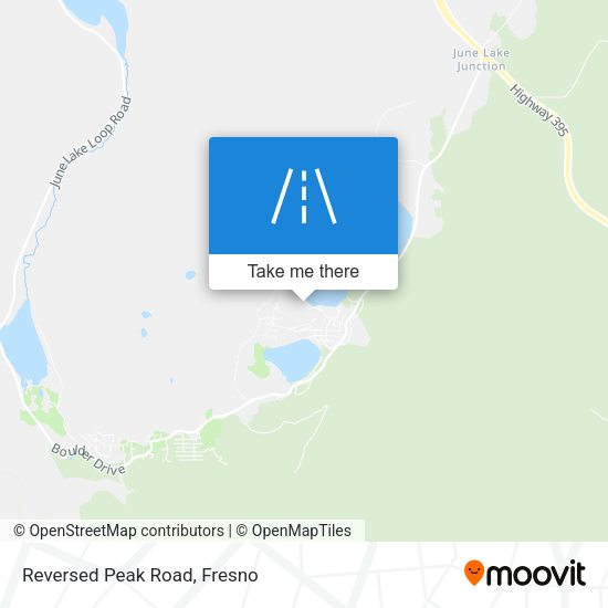 Mapa de Reversed Peak Road