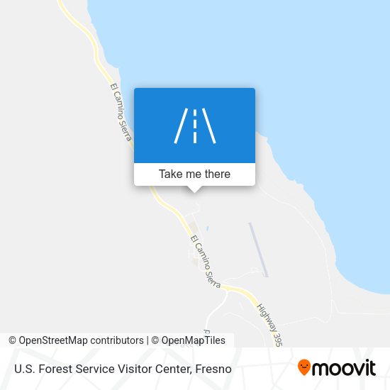 U.S. Forest Service Visitor Center map