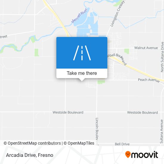 Arcadia Drive map